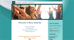 Desktop Screenshot of movesensebe.com