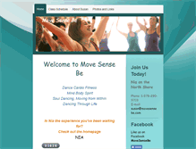 Tablet Screenshot of movesensebe.com